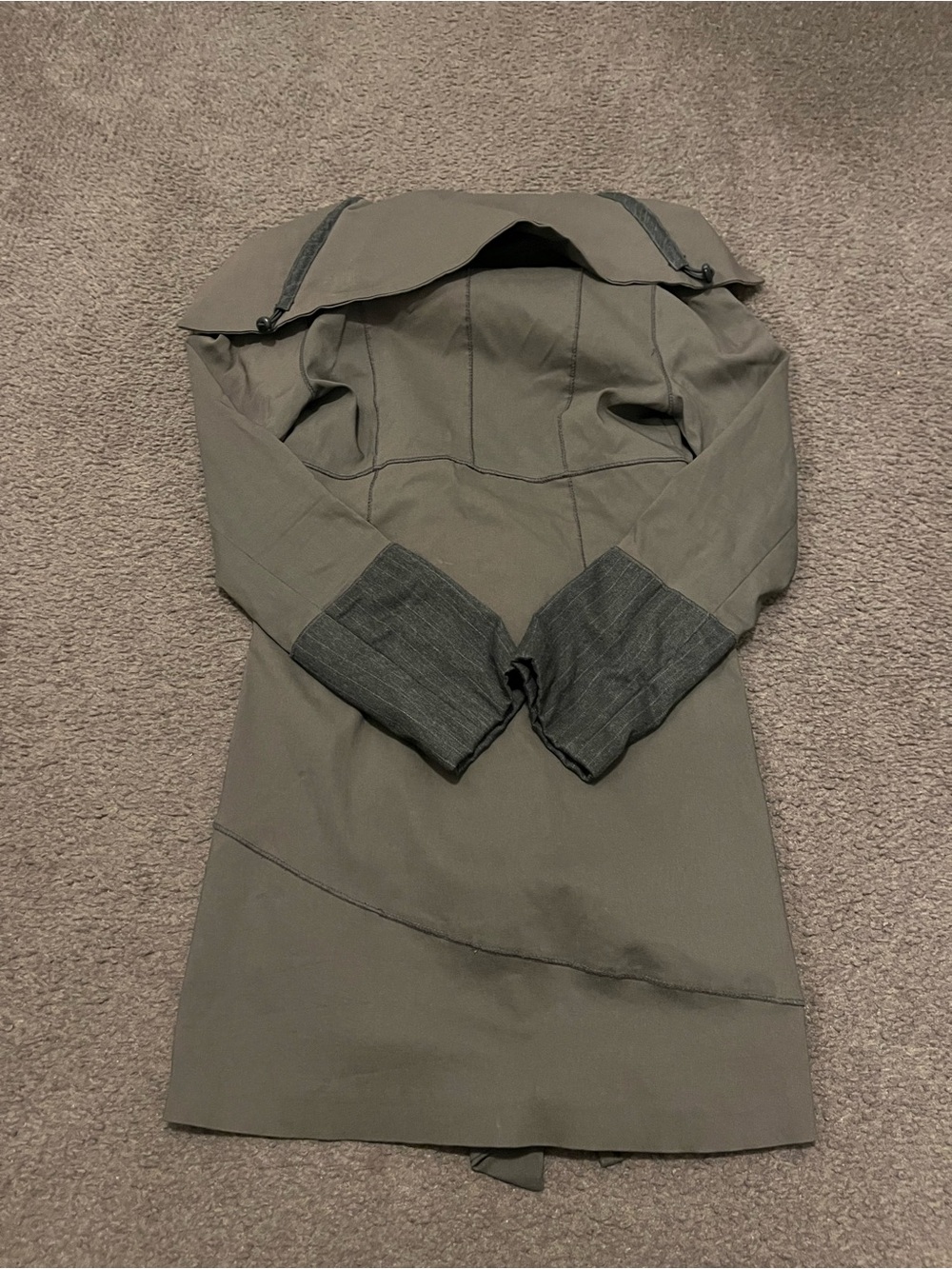 Porto San Francisco Lagenlook Asymmetrical Coat - Picture 3 of 8